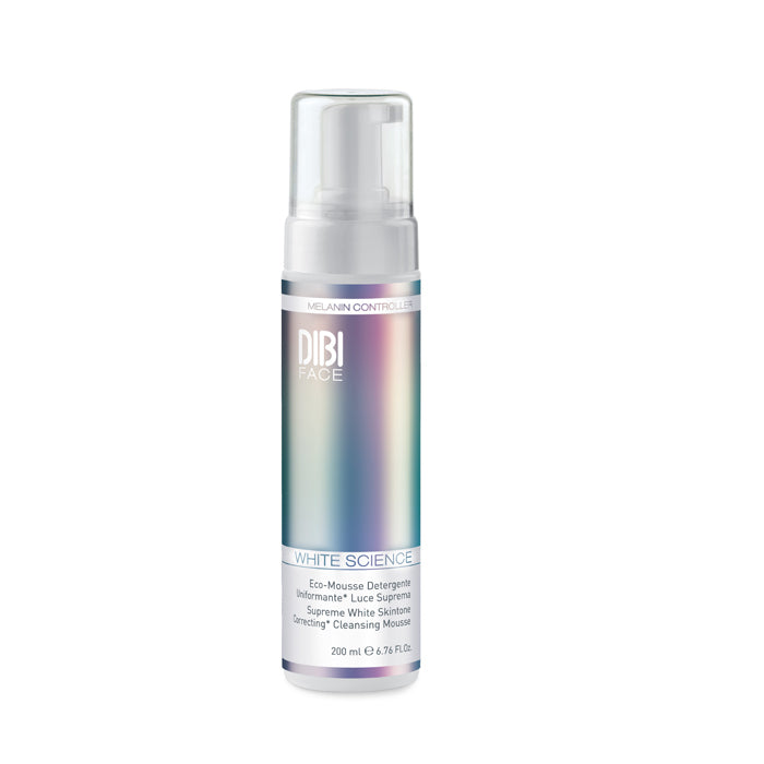 Dibi milano white science eco-mousse detergente uniformante luce suprema