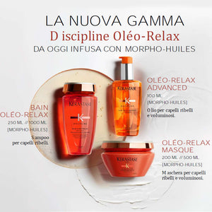 Kerastase discipline bain oleo relax - shampoo per capelli ribelli e crespi