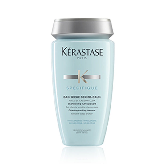 Kerastase specifique bain riche dermo calm - shampoo lenitivo ipoallergenico per la purificazione della cute sensibile e capelli secchi