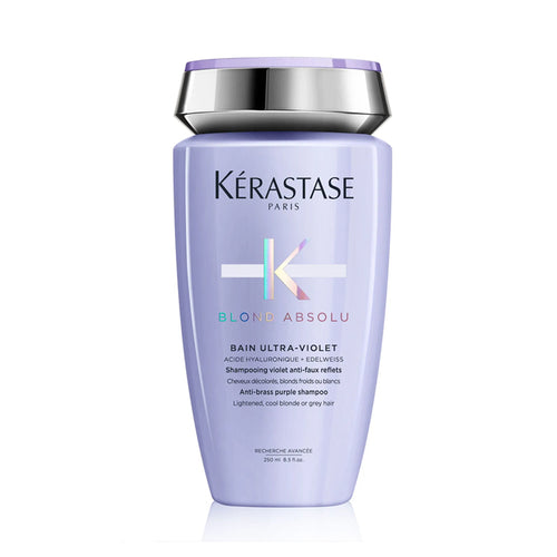 Kerastase blond absolu bain ultra violet - shampoo con pigmenti che neutralizzano i riflessi gialli e arancio indesiderati