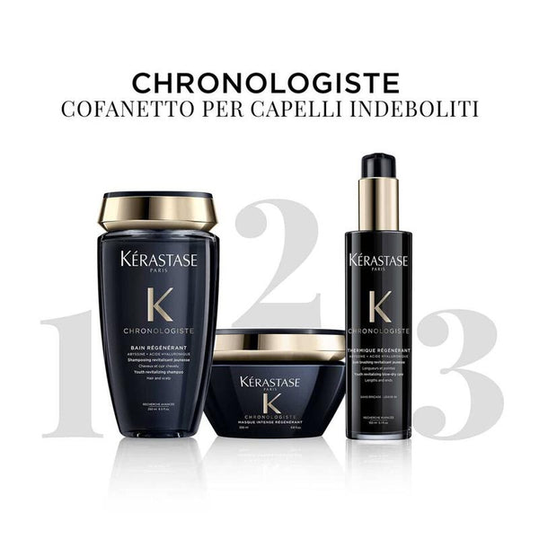 Kerastase chronologist ritual - chronologist bath 250 ml - regenerating masque 200 ml and thermique 150 ml