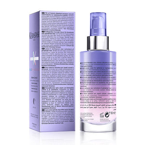 Kerastase blond absolu serum cicanuit - siero fortificante color lavanda senza risciacquo. protegge dal calore i capelli biondi decolorati