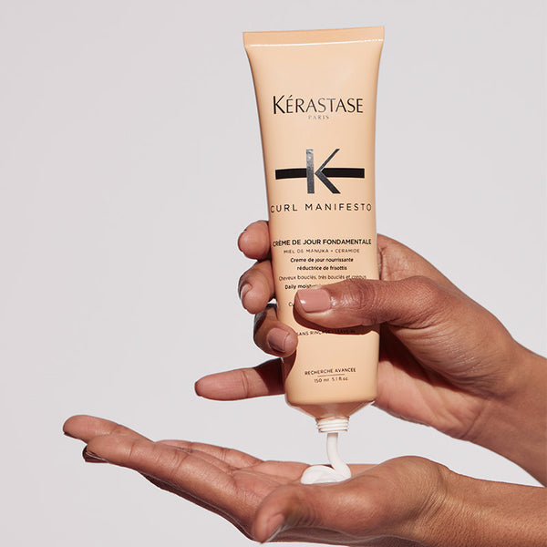 Kerastase Curl Manifesto Crème de Jour Fondamentale - Crema antiencrespamiento sin enjuague para cabello rizado y muy rizado