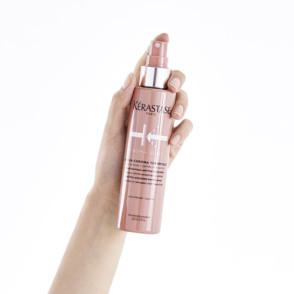 Kerastase chroma serum thermique - siero termico anti-crespo antiossidante per capelli colorati