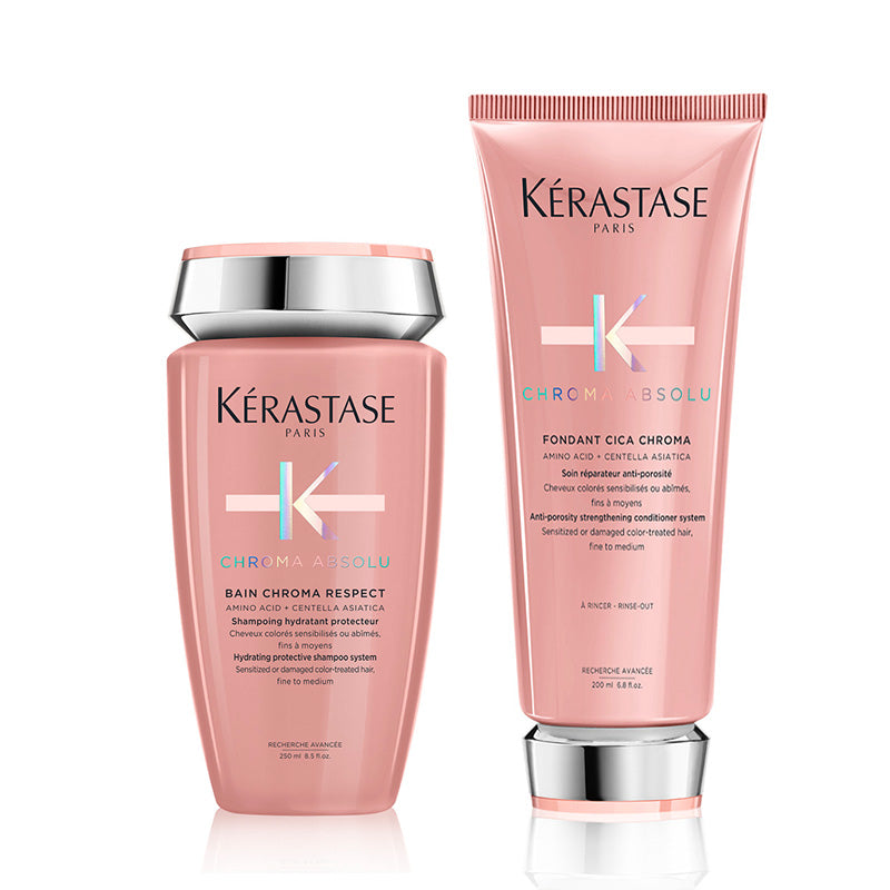 Kerastase chroma absolu rituel - bain respect 250 ml - cica fondant 200 ml