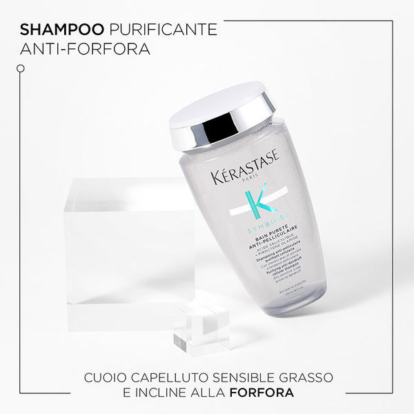 Kerastase symbiose bain purete anti pelliculaire - shampoo anti-forfora per cuoio capelluto sensibile grasso