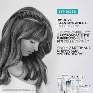 Kerastase symbiose rituel - bain creme 250 ml - fondant apaisant 200 ml - trattamento antiforfora per cuoio capelluto secco