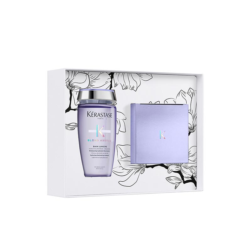 Kerastase blond absolu cofanetto - bain lumière 250 ml + maschera ultraviolet 200 ml