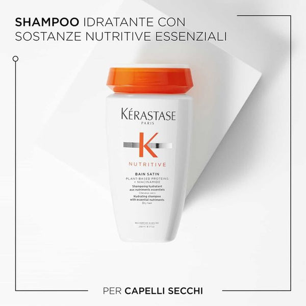 Kerastase nutritive ritual - bain satin 250 ml - nectar thermique 150 ml