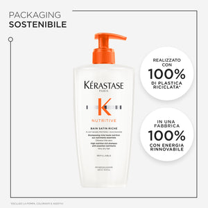 Kerastase nutritive bain satin riche - shampoo for dry/very dry medium to thick hair