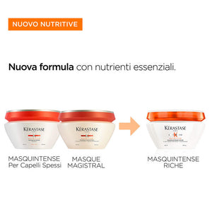 Kerastase Nutritive Masquintense Riche - Mascarilla para cabello seco/muy seco de medio a grueso