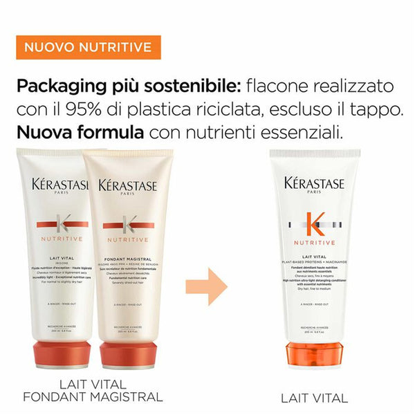 Kerastase Nutritive Lait Vital - Detangling and Nourishing Conditioner for Dry Hair