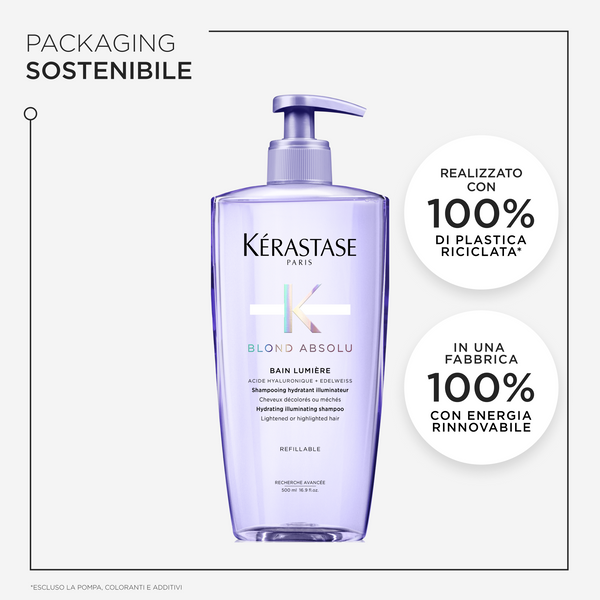Kerastase blond absolu bain lumiere - hydrating and illuminating shampoo for blonde and bleached hair