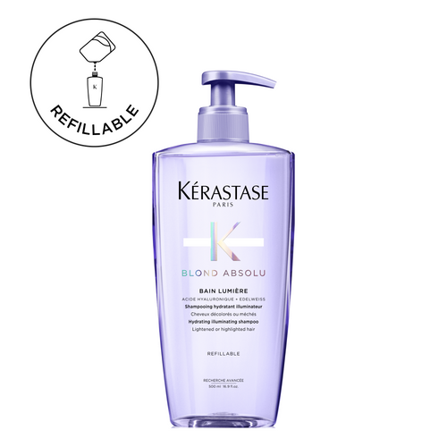 Kerastase blond absolu bain lumiere - hydrating and illuminating shampoo for blonde and bleached hair