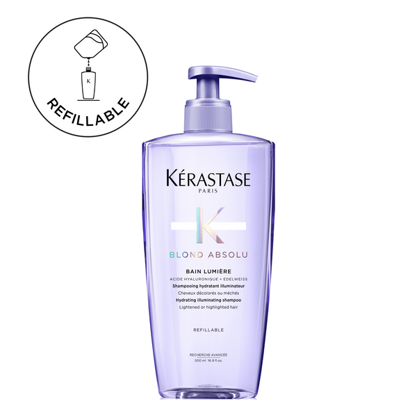 Kerastase blond absolu bain lumiere - hydrating and illuminating shampoo for blonde and bleached hair