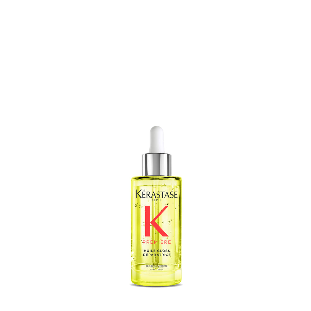 Kerastase premiere huile gloss reparatrice - olio riparatore senza risciacquo che ridona lucentezza a tutti i capelli danneggiati senza appesantire