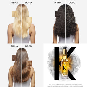 Kerastase elixir ultime huile originale ricarica oil - olio nutritivo per capelli spenti e protezione termica fino a 230°