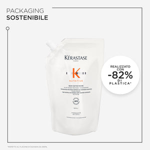 Kerastase Nutritive Refill Bain Satin Riche - Shampoo for dry/very dry medium to thick hair
