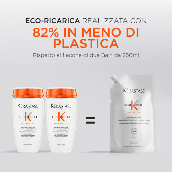 Kerastase Nutritive Refill Bain Satin Riche - Shampoo for dry/very dry medium to thick hair