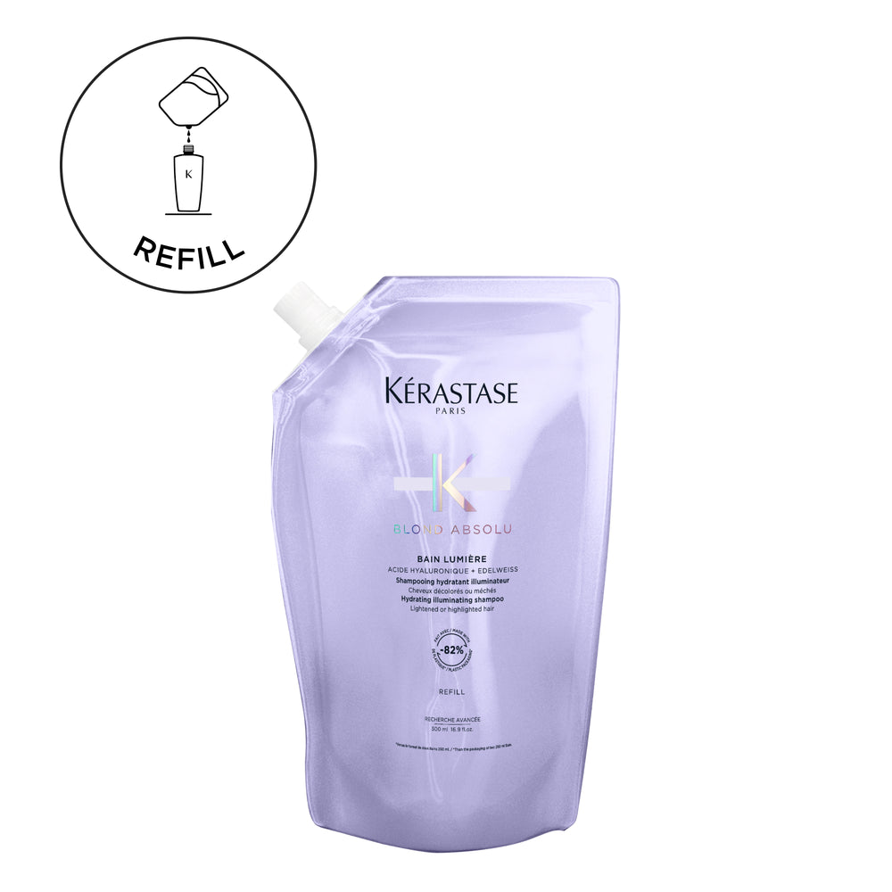 Kerastase blond absolu refill bain lumiere - shampoo idratante e illuminante per capelli biondi e decolorati