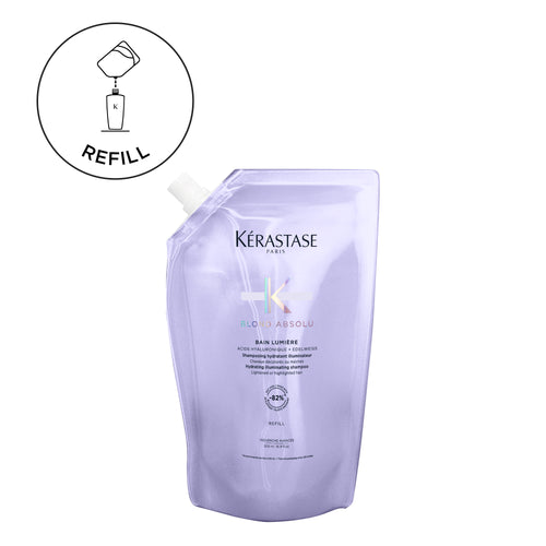 Kerastase blond absolu refill bain lumiere - shampoo idratante e illuminante per capelli biondi e decolorati