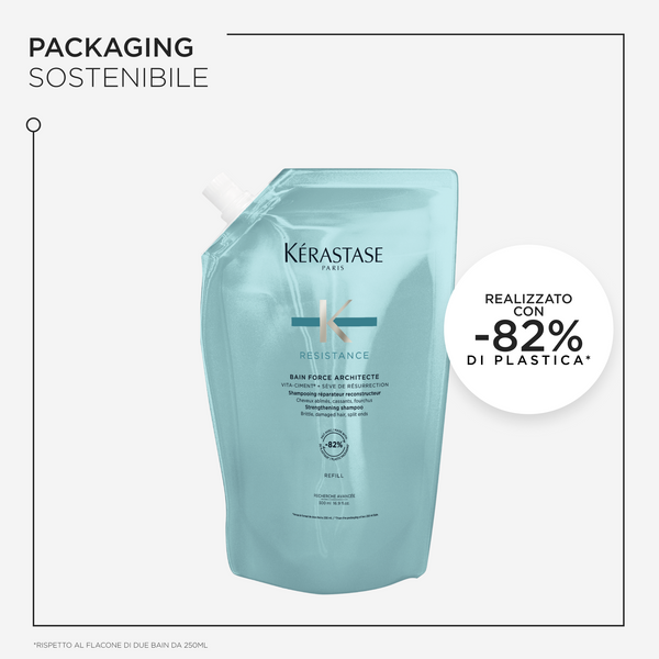 Kerastase resistance refill bain force architecte - shampoo for weakened and damaged hair