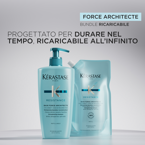 Kerastase resistance refill bain force architecte - shampoo for weakened and damaged hair