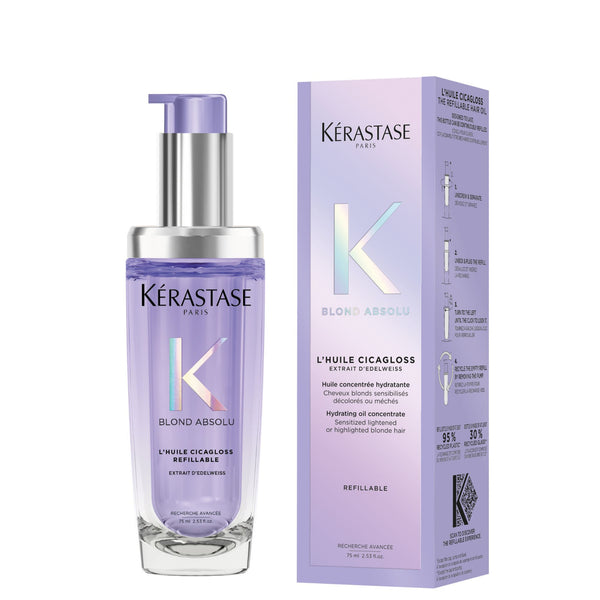 Kerastase blond absolu l'huile cicagloss - olio per capelli biondi o decolorati
