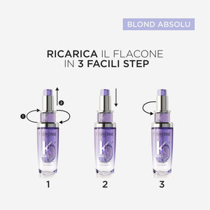 Kerastase blond absolu l'huile cicagloss ricarica - olio per capelli biondi o decolorati