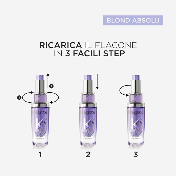 Kerastase blond absolu l'huile cicagloss ricarica - olio per capelli biondi o decolorati