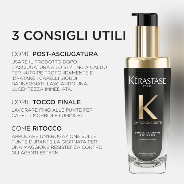 Kerastase chronologiste huile de parfum - una straordinaria fragranza in olio per i capelli