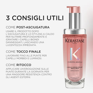 Kerastase chroma l'huile eclat ricarica - olio per capelli colorati