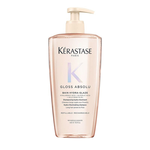 Kerastase gloss absolu bain hydra glaze - shampoo idratante ed illuminante per capelli crespi