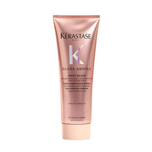 Kerastase - gloss absolu rituel - bain hydra glaze 250 ml - fondant insta glaze 250 ml - trattamento idratante ed illuminante per capelli crespi