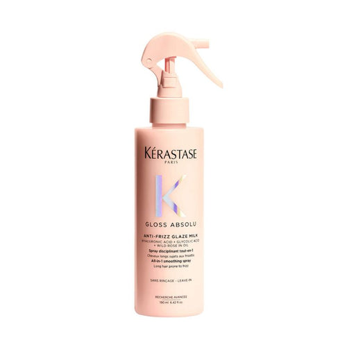 Kerastase gloss absolu anti frizz glaze milk - spray levigante tutto-in-uno per capelli crespi