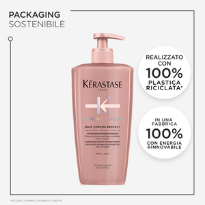 Kerastase Chroma Bain Respect - Shampoo for fine/medium colored hair. Prolongs color hold.