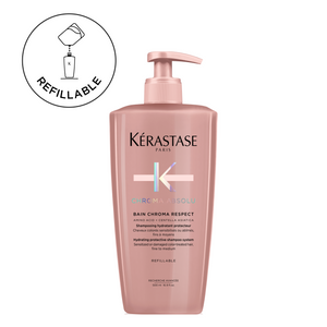 Kerastase Chroma Bain Respect - Shampoo for fine/medium colored hair. Prolongs color hold.