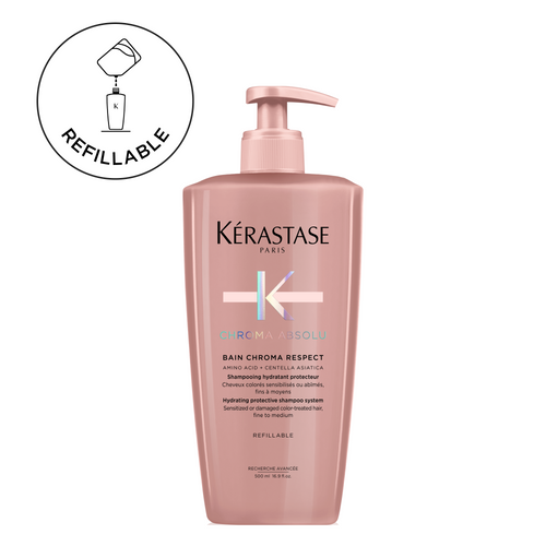 Kerastase chroma bain respect - shampoo per capelli colorati fini/medi. prolunga la durata del colore