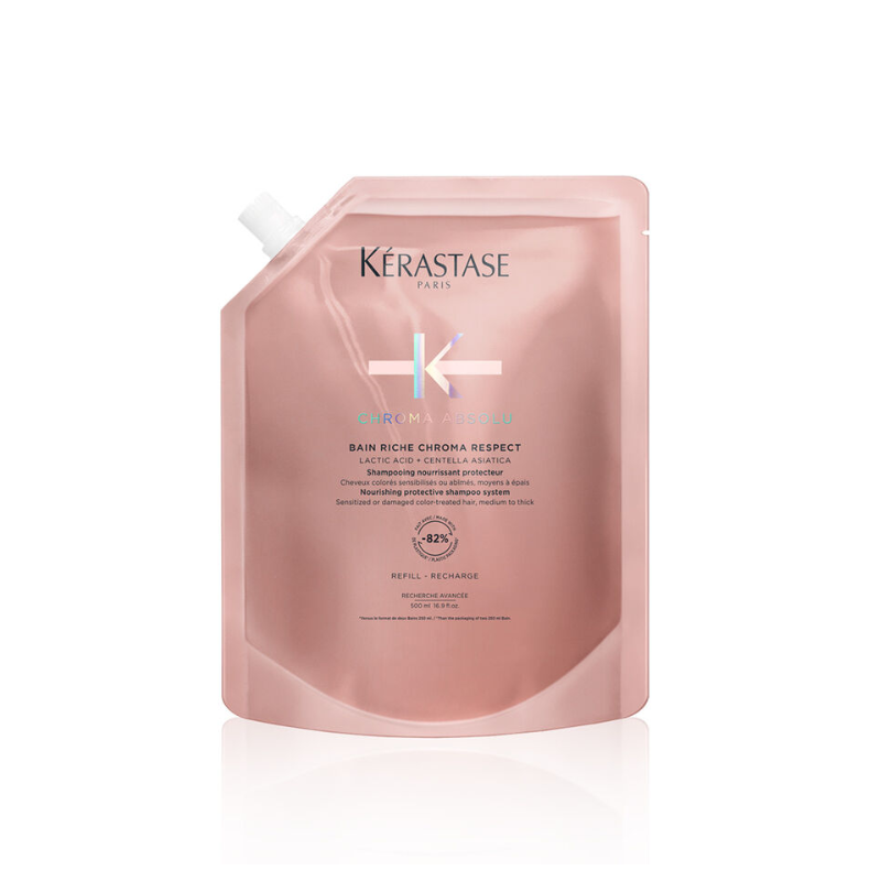 Kerastase chroma refill bain riche respect - shampoo per capelli colorati grossi. prolunga la durata del colore