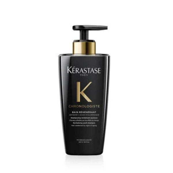 Kerastase Chronologiste Bain Regenerant - Champú revitalizante de juventud con infusión de ácido hialurónico, abisina y vitamina E