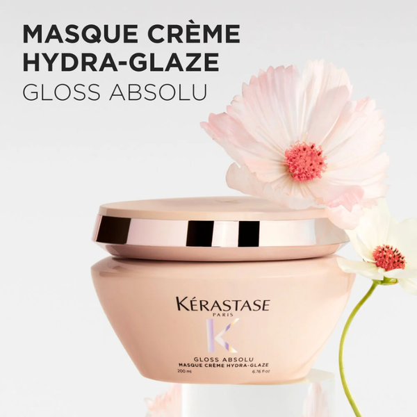Kerastase gloss absolu masque creme hydra glaze - maschera nutriente per capelli spessi e crespi