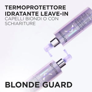 Kerastase Blond Absolu Serum Cicanuit - Sérum fortificante sin enjuague color lavanda. Protege el cabello rubio decolorado del calor.