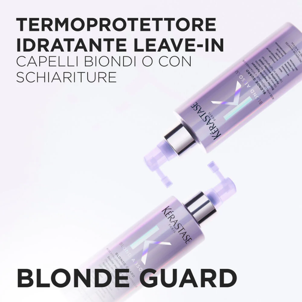 Kerastase Blond Absolu Serum Cicanuit - Sérum fortificante sin enjuague color lavanda. Protege el cabello rubio decolorado del calor.