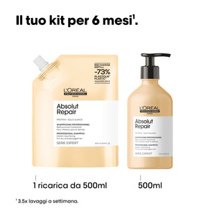 L'oreal serie expert absolut repair refill shampoo - shampoo per capelli molto danneggiati