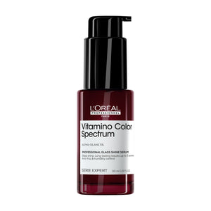 L'oreal serie expert vitamino color spectrum glass shine serum - olio per capelli colorati. azione anti-sbiadimento del colore