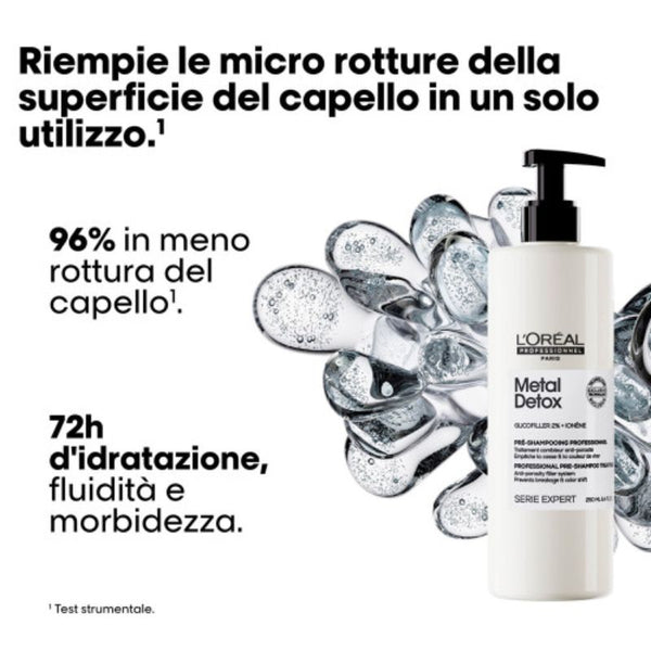 L'oreal serie expert metal detox pre-shampoo treatment - shampoo antiporosità, districante. per tutti i tipi di capelli