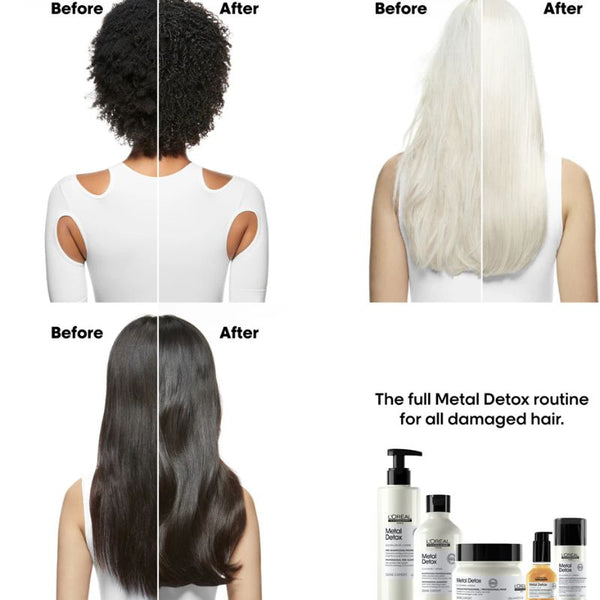 L'oreal serie expert metal detox pre-shampoo treatment - shampoo antiporosità, districante. per tutti i tipi di capelli