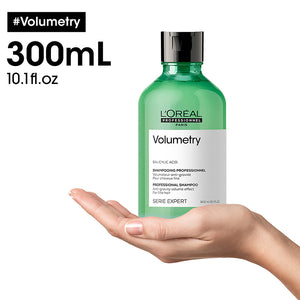L'oreal serie expert volumetry shampoo - shampoo per capelli fini. i capelli sono più densi e volumizzati