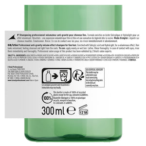 L'oreal serie expert volumetry shampoo - shampoo per capelli fini. i capelli sono più densi e volumizzati