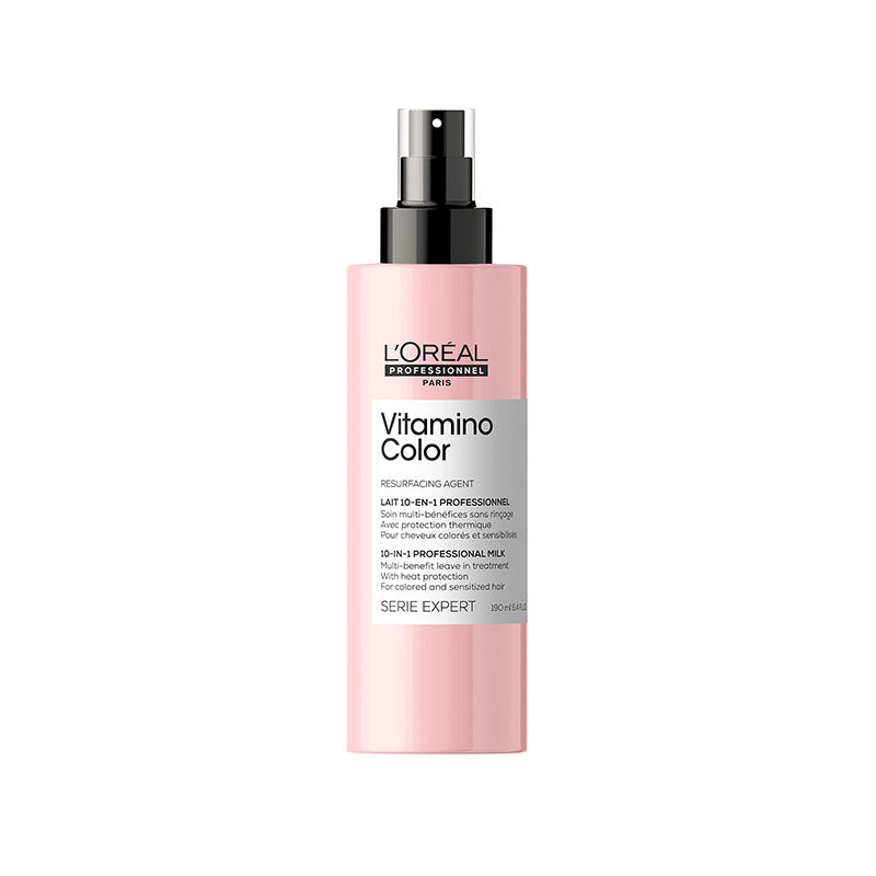 L'oreal serie expert vitamino color 10 in 1 milk - 10 in 1 per capelli colorati. azione anti-sbiadimento del colore